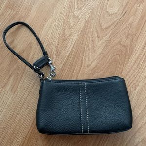 coach black wristlet perfect condition
